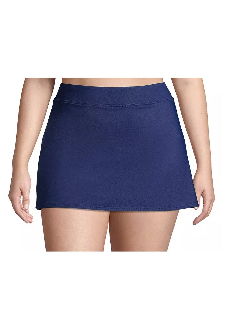 Lands' End Swim Bottom Skirt Navy Blue Size 18